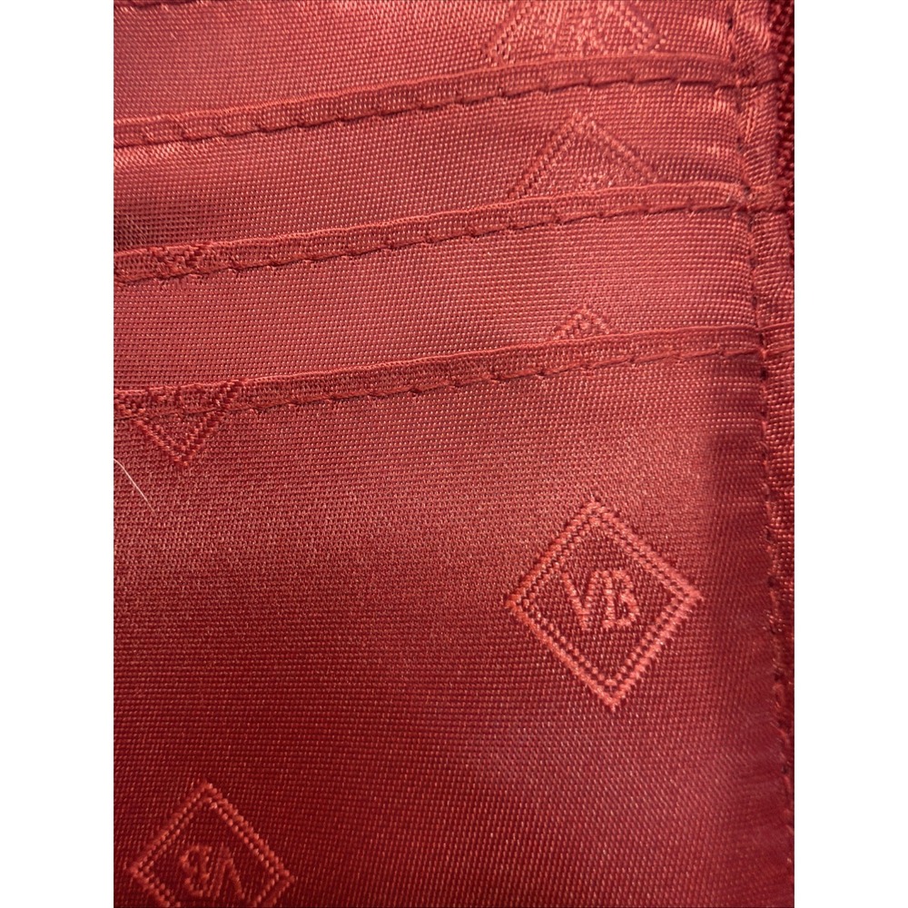 Vera Bradley Iowa State Cyclones Zip Around Wallet Crossbody Purse Red Quilted - Picture 16 of 16